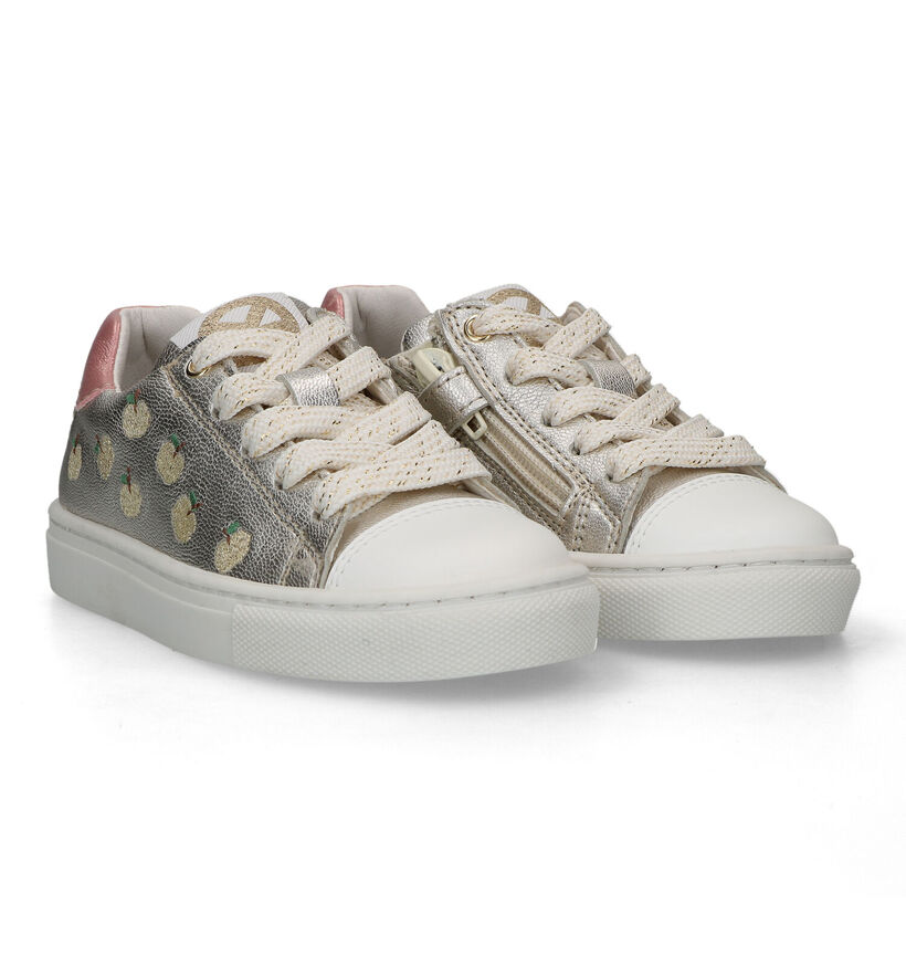 Kipling Jamie 1B Gouden Sneakers in leer (325316)