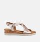 Gabor Gouden Sandalen met sleehak voor dames (371131)