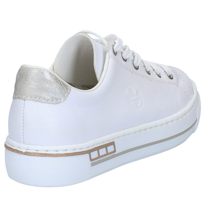 Rieker Witte Sneakers in leer (266870)
