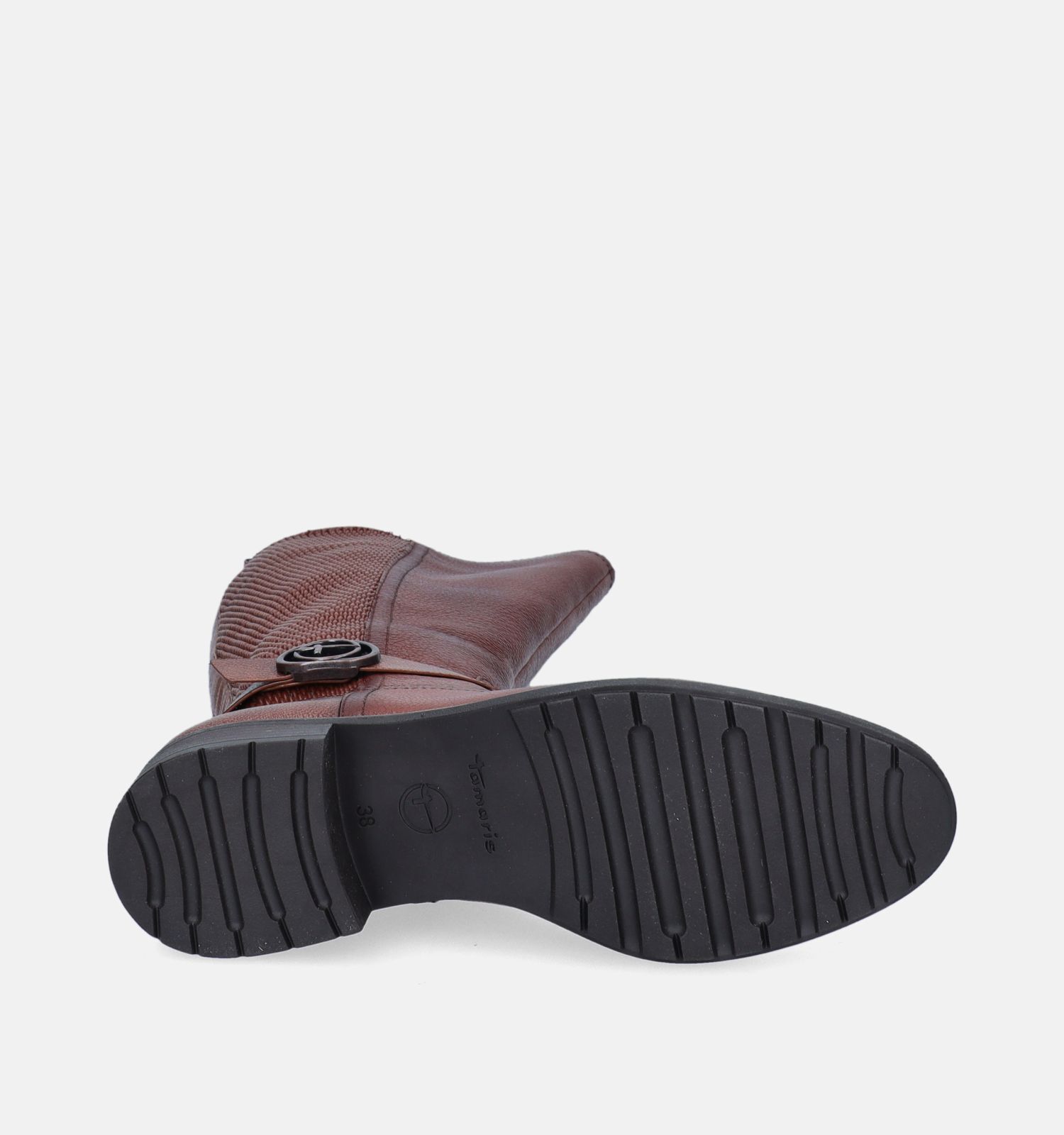 Tamaris Bottes hautes en Cognac Femmes Bottes en ligne sur TORFS.BE