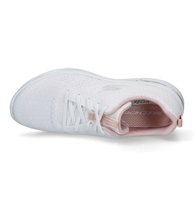 Skechers Go Walk Arch Fit Witte Sneakers voor dames (319365) - geschikt voor steunzolen