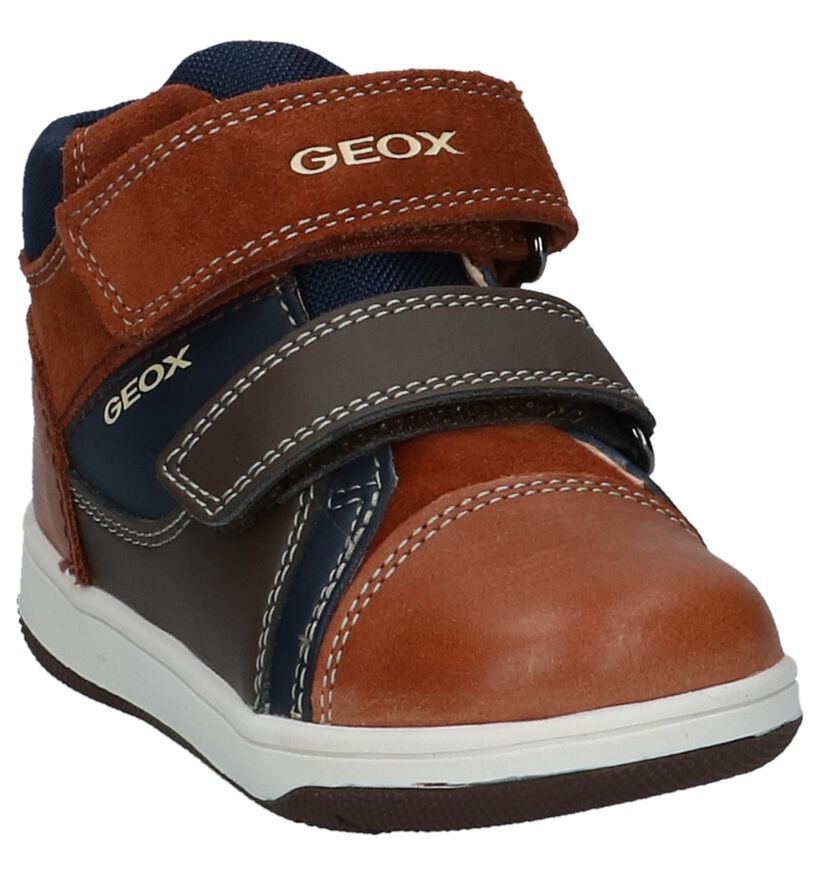 Geox Cognac Boots met Velcro, , pdp
