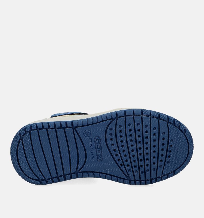 Geox Washiba Baskets en Noir pour filles (345947) - pour semelles orthopédiques