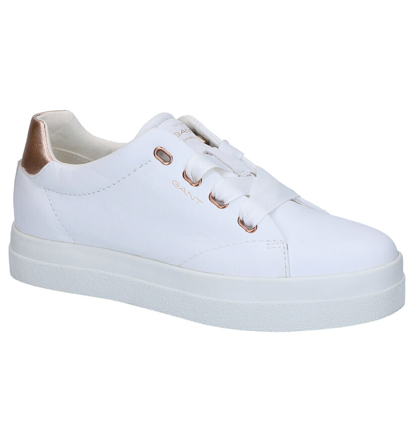 Gant Avona Chaussures à lacets en Blanc en cuir (271312)