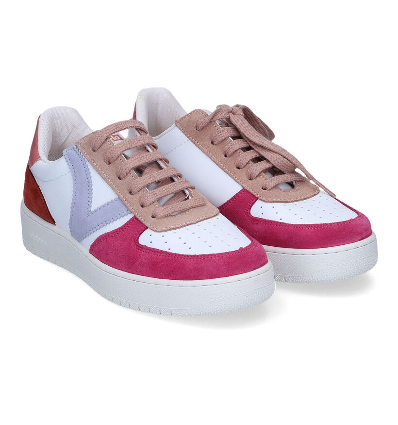 Victoria Witte Sneakers in leer (320789)