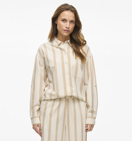 Chemise beige