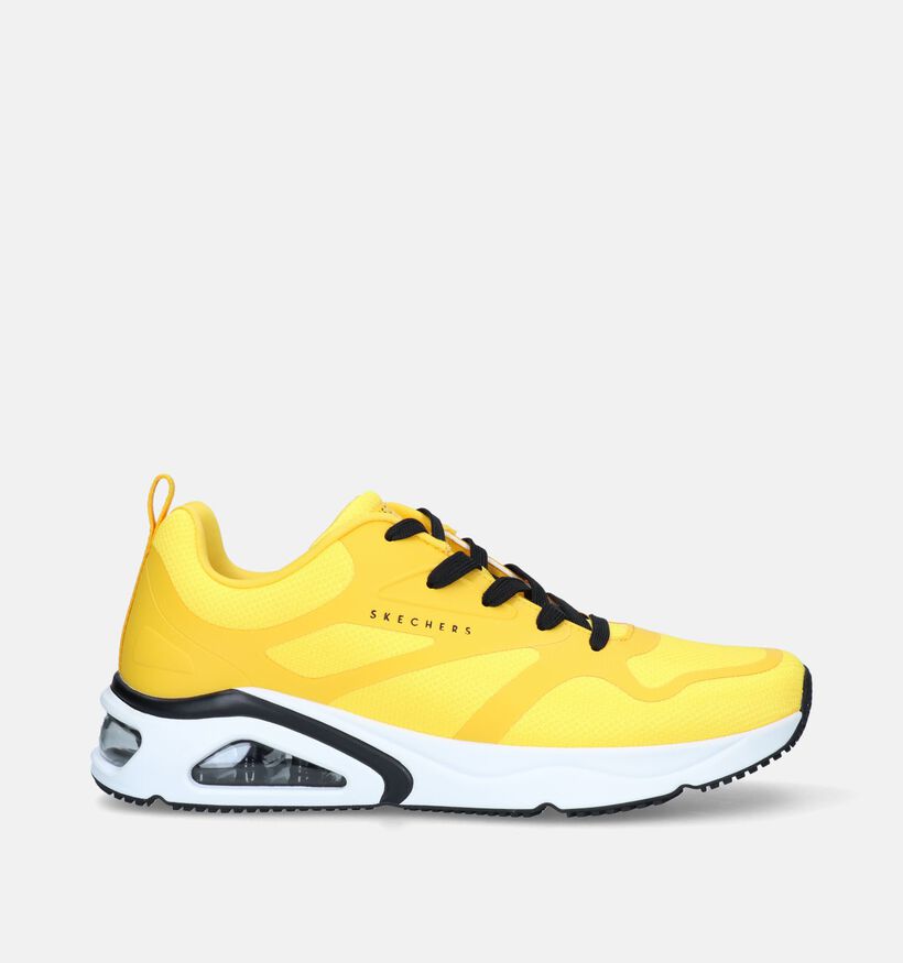 Skechers Tres Air Uno Revolution Airy Baskets en Jaune pour hommes (341777)