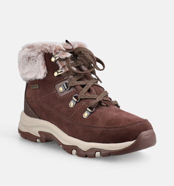Skechers Waterproof Low Chaussures outdoor Marron/Vert