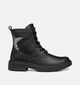 Geox Casey Bottines robustes en Noir pour filles (360355) - pour semelles orthopédiques
