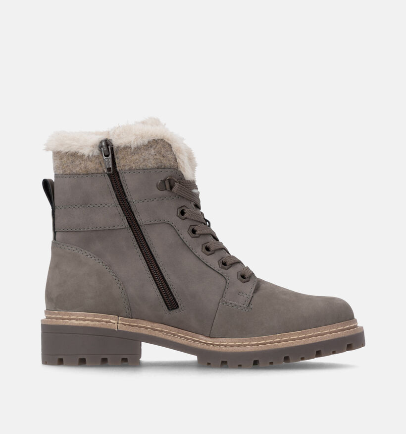 Remonte Boots &agrave; lacets en Gris pour femmes (379853)
