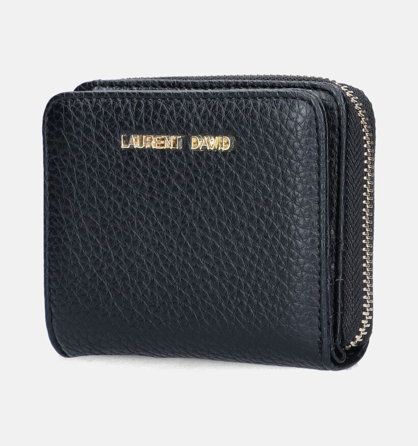 Laurent David Estee 007 Porte-monnaie zippé en Noir pour femmes (357977)