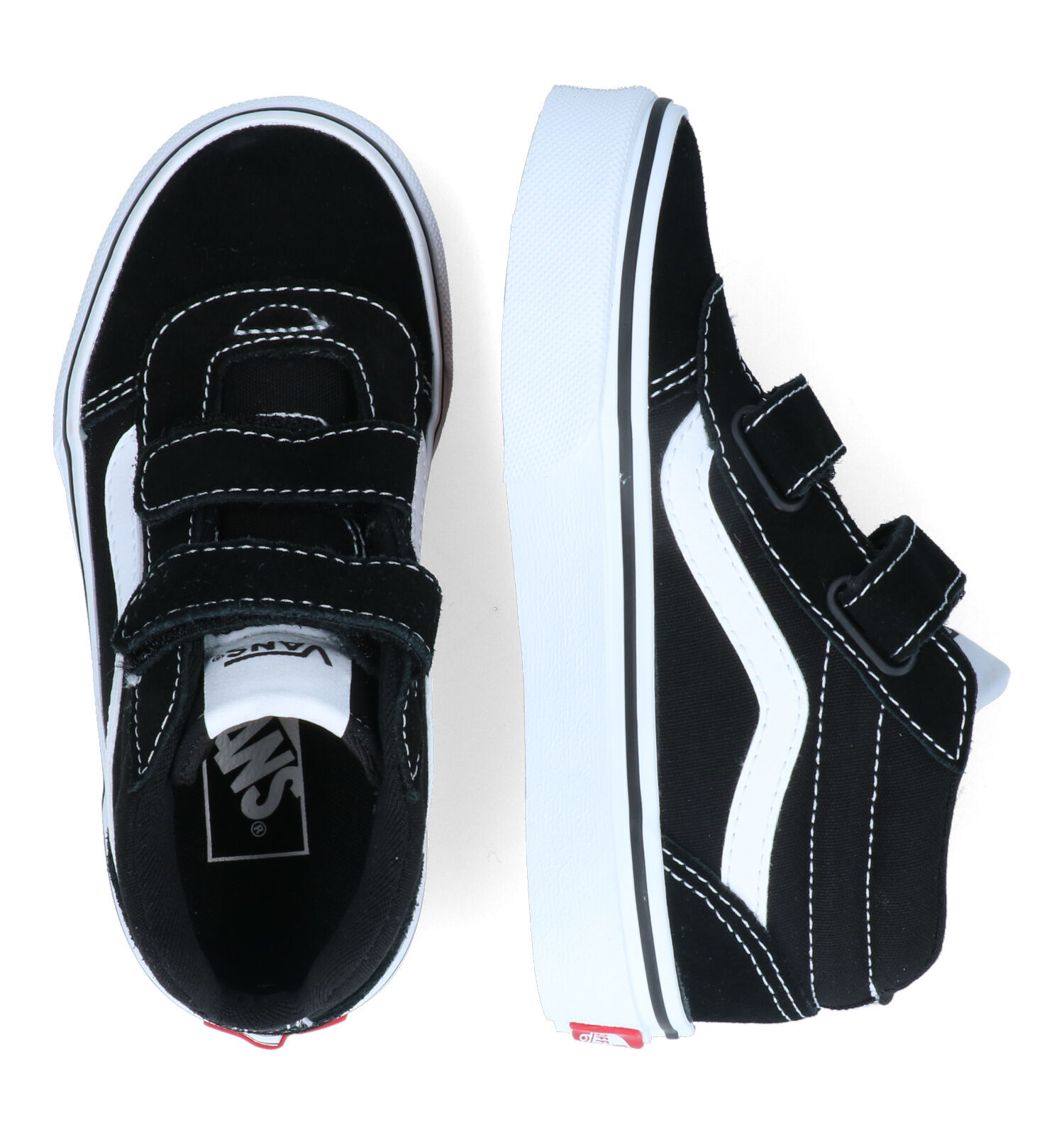 Vans Ward Zwarte Skate Sneakers Jongens Meisjes Sneakers