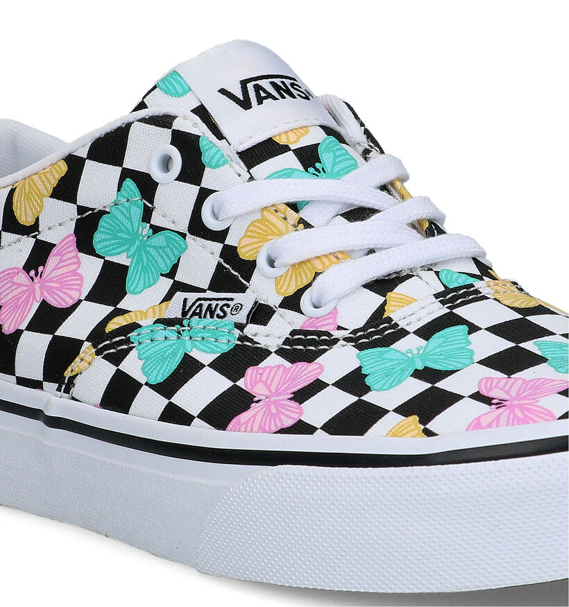 Vans Doheny Butterfly Checkrbrd Baskets en Blanc pour filles (321073)