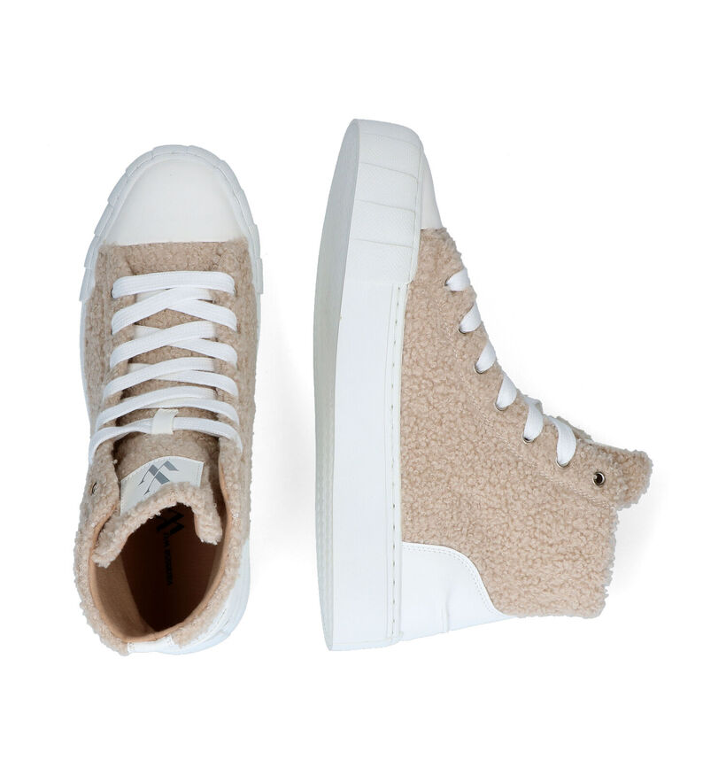 Vanessa Wu Beige Sneakers in stof (303366)