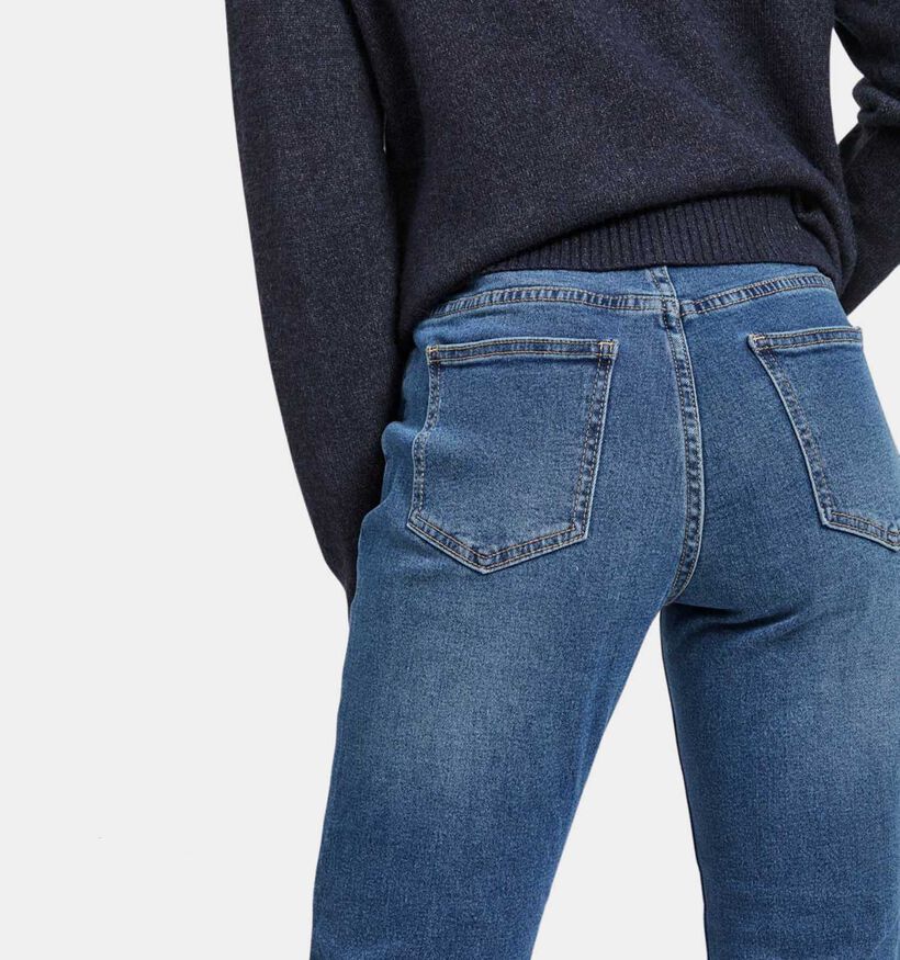 Vila Jeans en Bleu Cropped Straight Fit (278165)