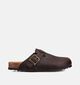 Scholl Olivier Clogs en Brun fonc&eacute; pour hommes (369893)
