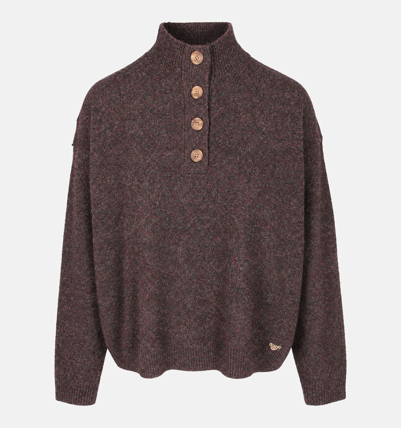 Orfeo Nathanielle Pull en Bordeaux pour femmes (381661)