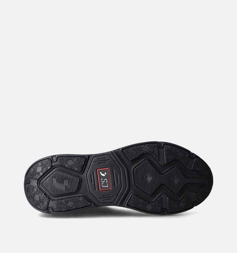 SJ Zwarte Sneakers voor heren (354032) - geschikt voor steunzolen