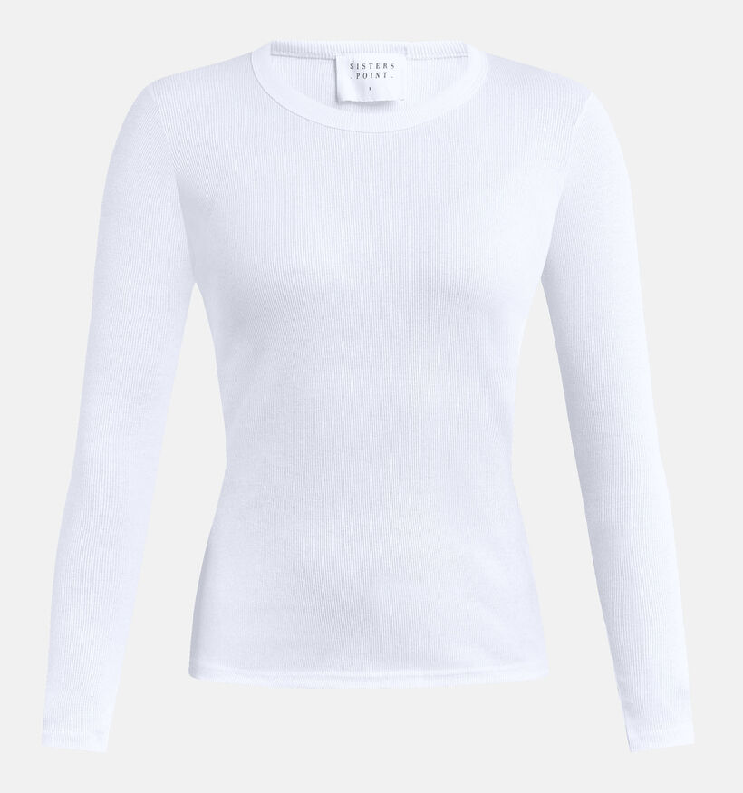 Sisters Point Eike Wit Longsleeve T-shirt voor dames (377826)