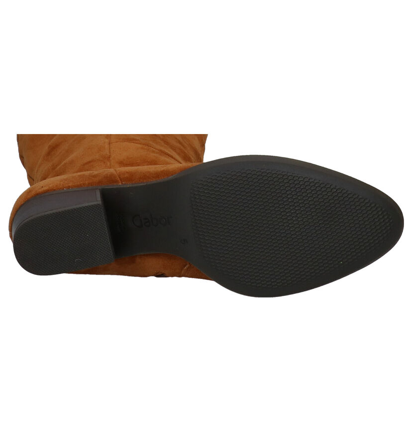 Gabor Bottes hautes en Cognac en daim (291903)