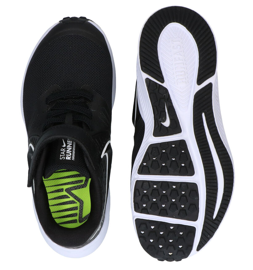 Nike Star Runner 2 Baskets en Noir en textile (277520)