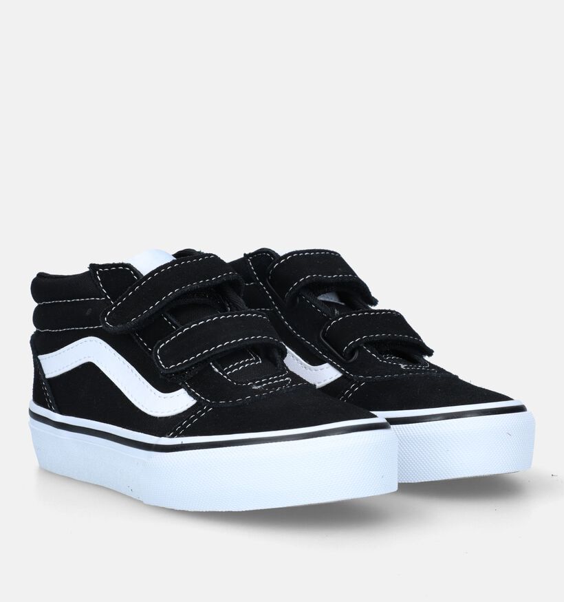 Vans Ward Mid V Baskets de skate en Noir pour filles, garçons (327928)