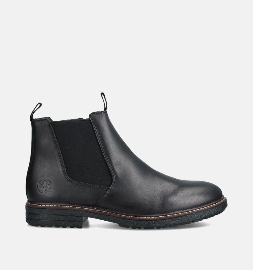 Rieker Bottines Chelsea en Noir pour hommes (363497)