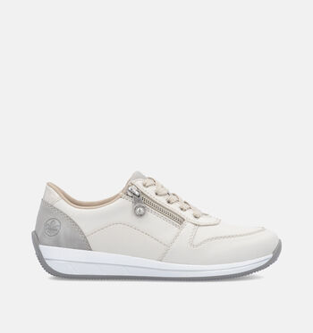 Veterschoenen beige