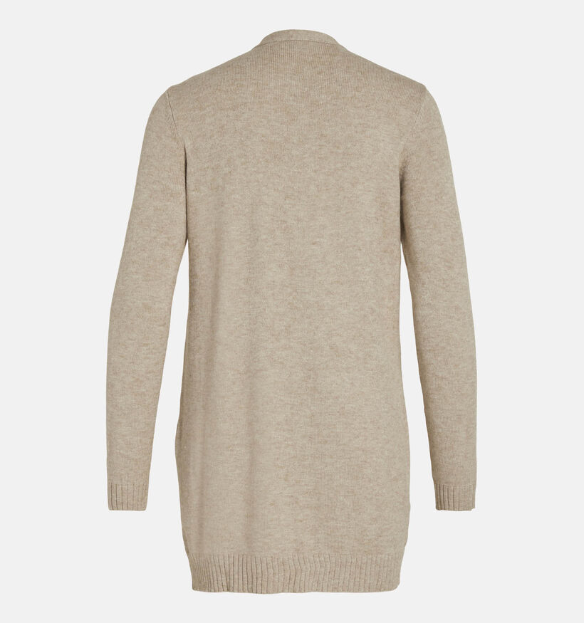 Vila Ril Cardigan tricoté en Beige pour femmes (351739)