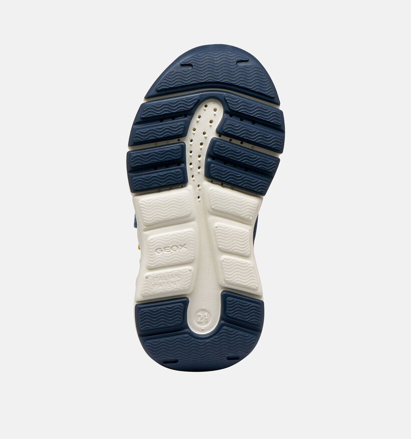 Geox Baskets pour b&eacute;b&eacute; en Bleu fonc&eacute; pour gar&ccedil;ons (370158) - pour semelles orthop&eacute;diques