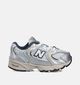 New Balance baskets basses en Argent pour filles (366189) - pour semelles orthopédiques