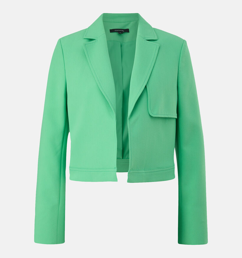 comma Groene Cropped Blazer (327311)