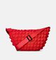 Pieces Finna Waffle Sac porté croisé en Rouge pour femmes (351095)