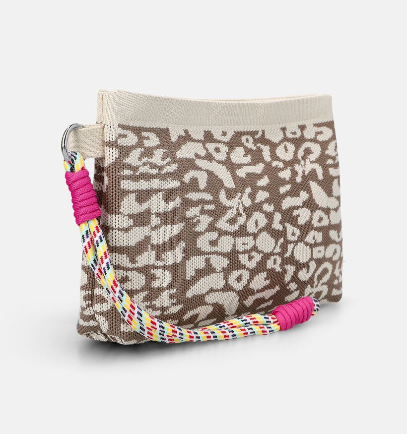 Via Limone Leopard Beige Clutch voor dames (376494)