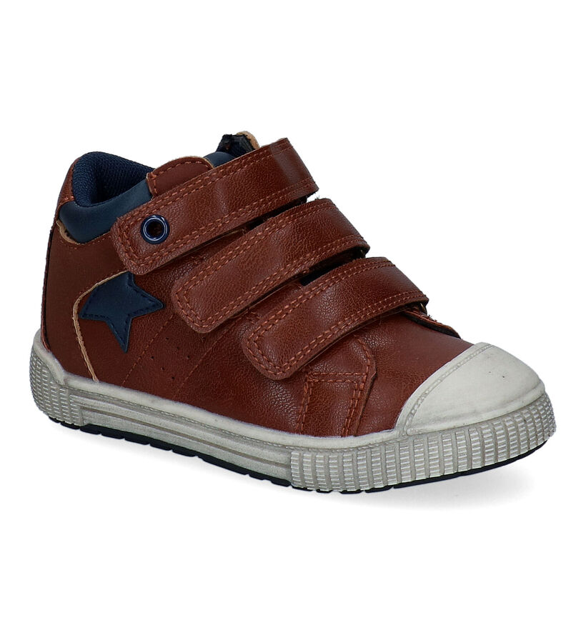 Milo & Mila Chaussures hautes en Cognac en simili cuir (297258)
