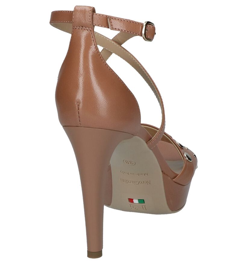 NeroGiardini High Heels Sandalen Nude Kleur, , pdp