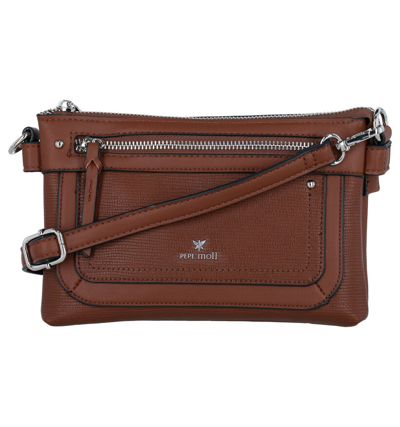 Pepe Moll Zwarte Crossbody Tas in kunstleer (283570)