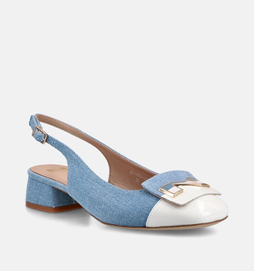 Nathan-Baume Escarpins slingback en Bleu clair pour femmes (372244)
