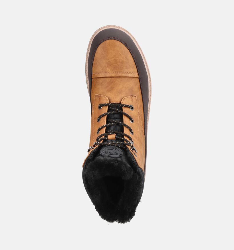 Luhta Reilu MR Boots &agrave; lacets en Cognac pour hommes (378598) - pour semelles orthop&eacute;diques