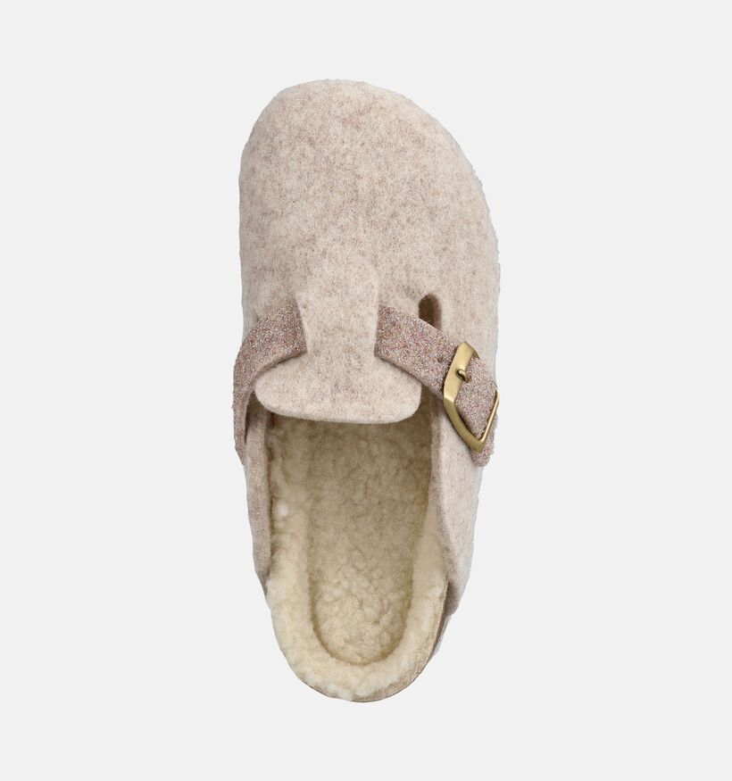 Little David Nu-pieds Teddy en Beige pour filles (381137)
