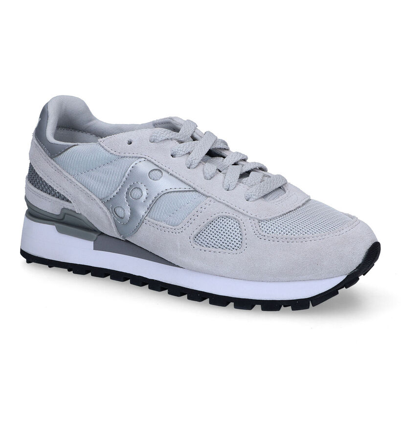 Saucony Shadow Original Baskets en Gris pour femmes (312494) - pour semelles orthopédiques