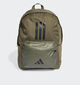 adidas CLSC Bars 3S Kakigroene/Zwarte Rugzak voor heren, jongens (385915)