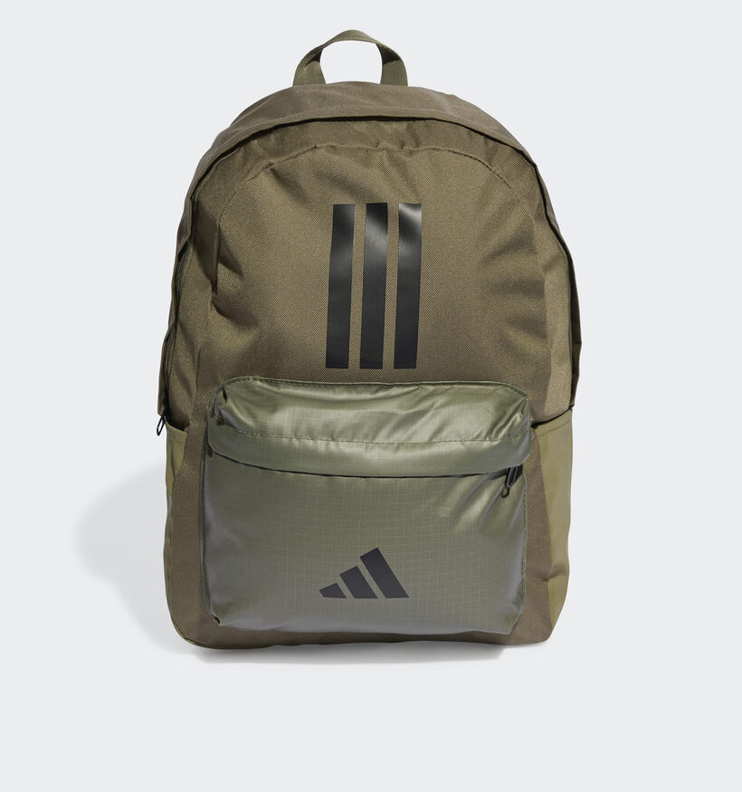 adidas CLSC Bars 3S Kakigroene/Zwarte Rugzak voor heren, jongens (385915)