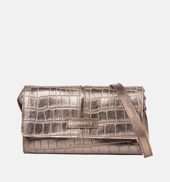 Burkely Crossbody tassen Zwart/Goud