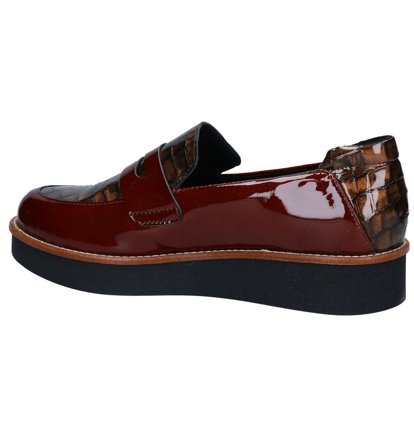 Hee Chaussures à enfiler en Cognac en cuir (298721)