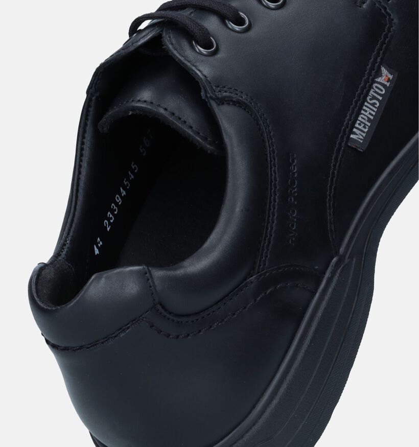 Mephisto Douk Riko Chaussures à lacets en Noir pour hommes (298246) - pour semelles orthopédiques