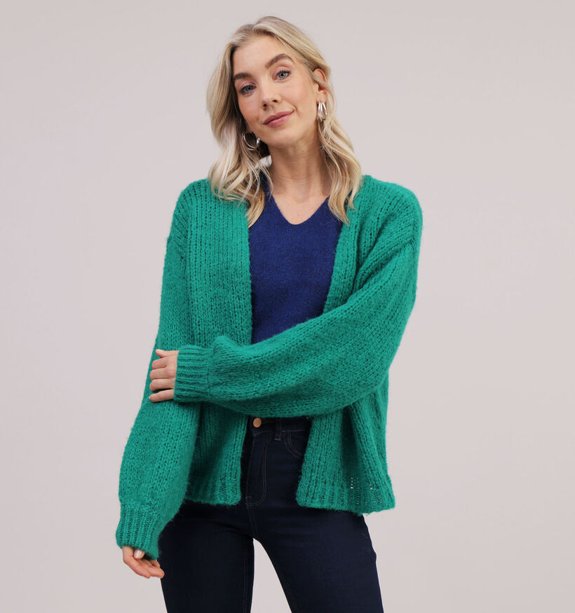 Vero Moda Maybe Groene Cardigan voor dames (328750)