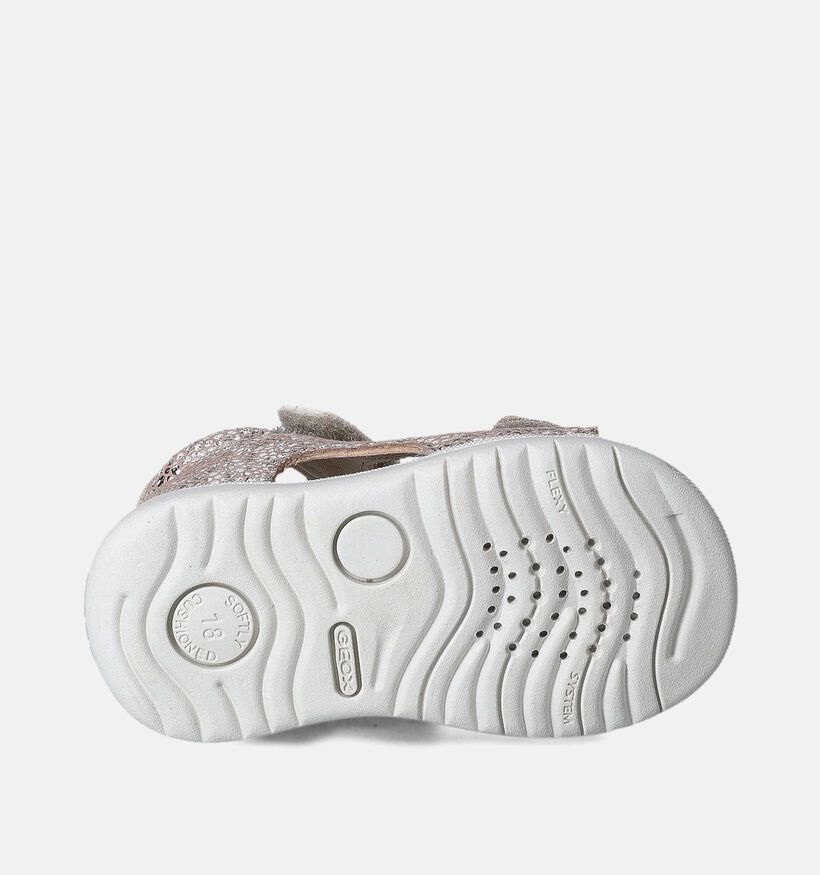 Geox Macchia Sandales pour bébé en Beige pour filles (352944)