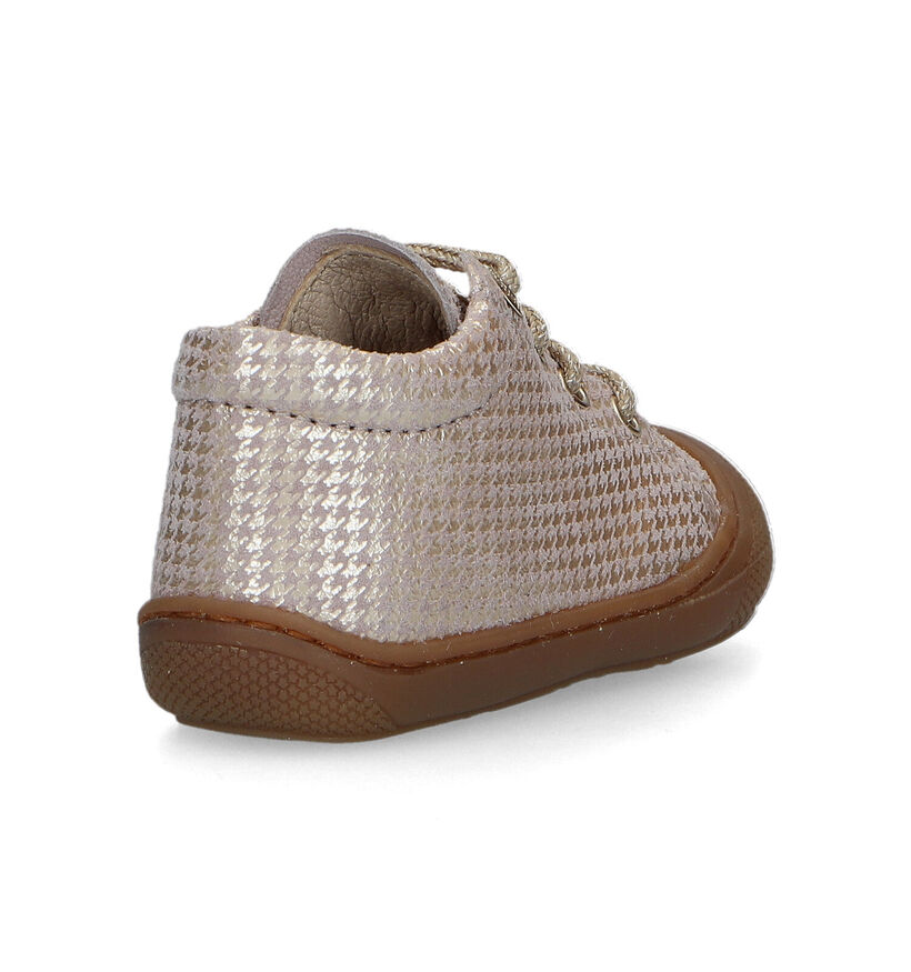 Naturino Cocoon Gouden Babyschoenen voor meisjes (331570) - geschikt voor steunzolen