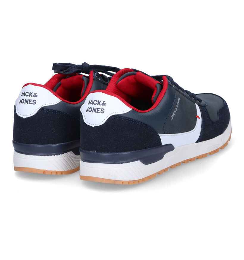 Jack & Jones Gower Blauwe Sneakers in kunstleer (305178)